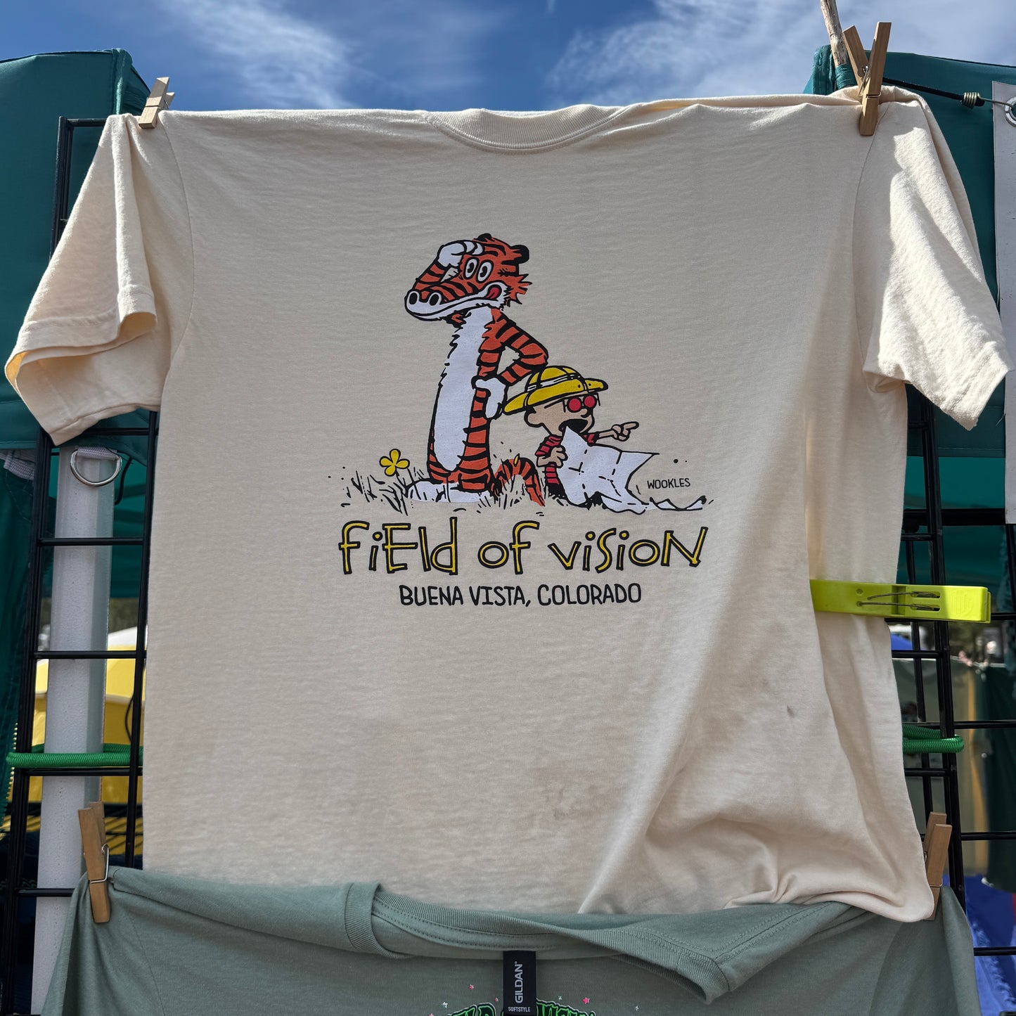 Calvin and Hobbes Field of Vision Tshirt