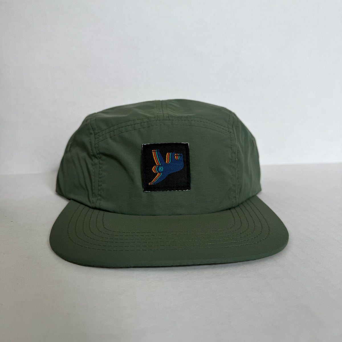 Display Hat Sale 5 Panel Nylon Sloth Green