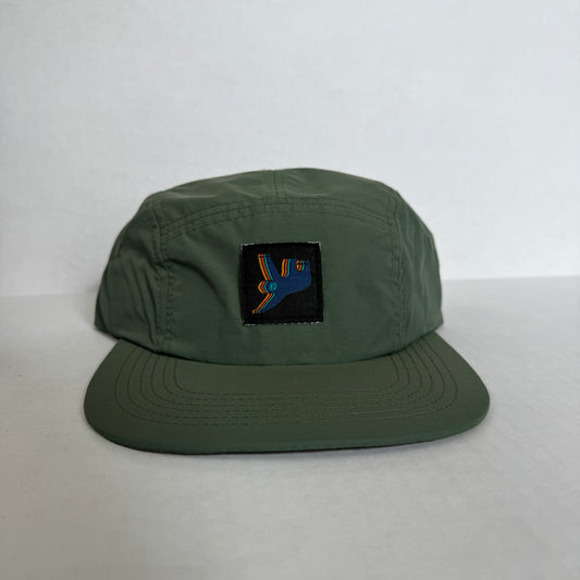 Display Hat Sale 5 Panel Nylon Sloth Green