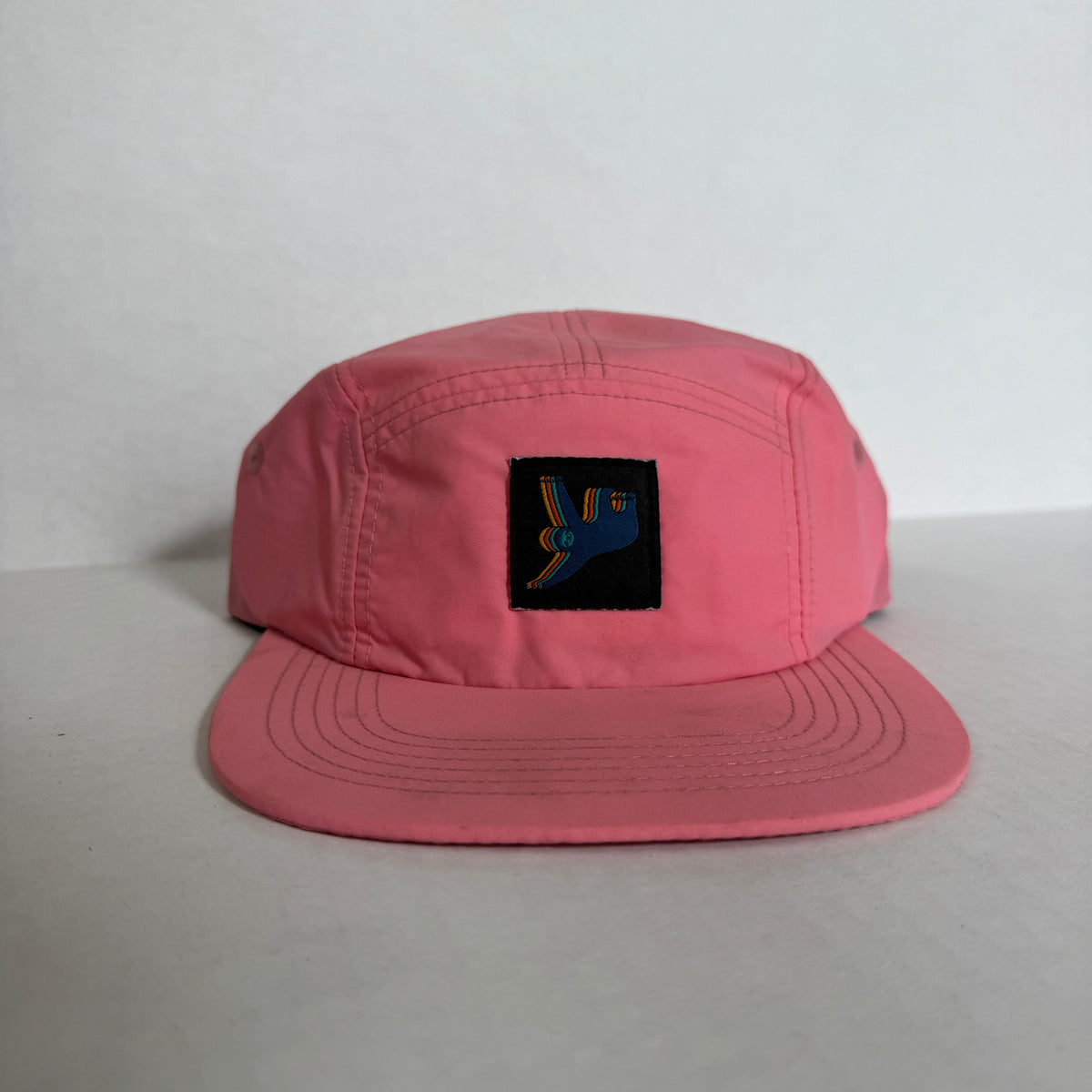 Display Hat Sale 5 Panel Nylon Sloth Pink