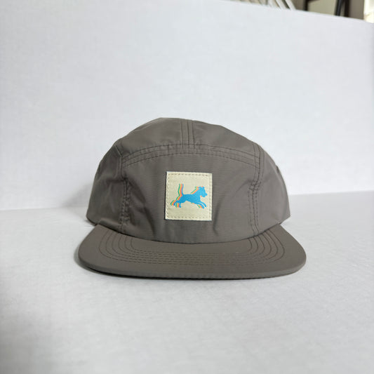 Display Hat Sale 5 Panel Nylon Runaway Jim Grey