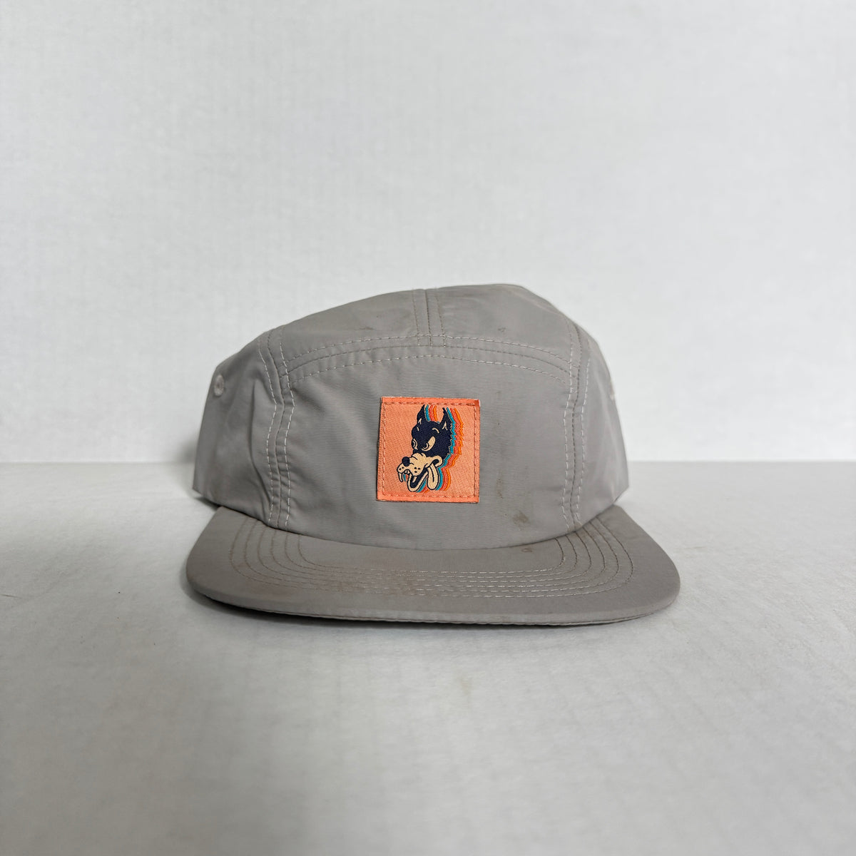 Display Hat Sale 5 Panel Nylon Wolf Grey