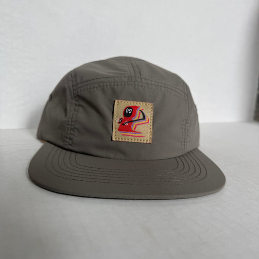 Display Hat Sale 5 Panel Nylon Grim Reaper Grey