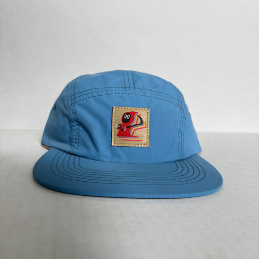 Display Hat Sale 5 Panel Nylon Grim Reaper Blue