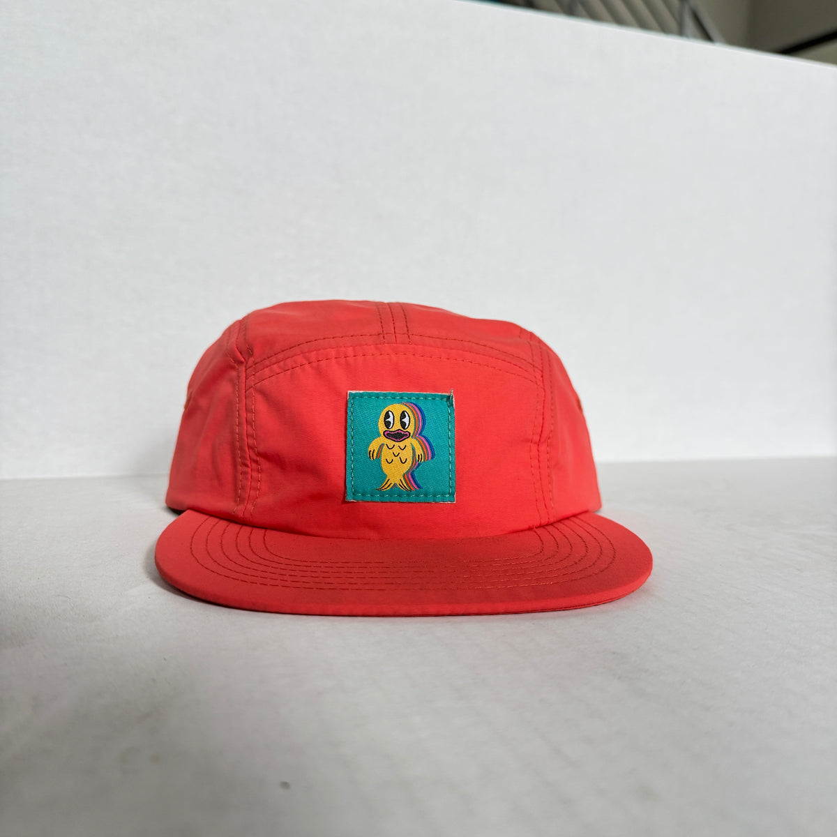Display Hat Sale 5 Panel Nylon Fishie Orange