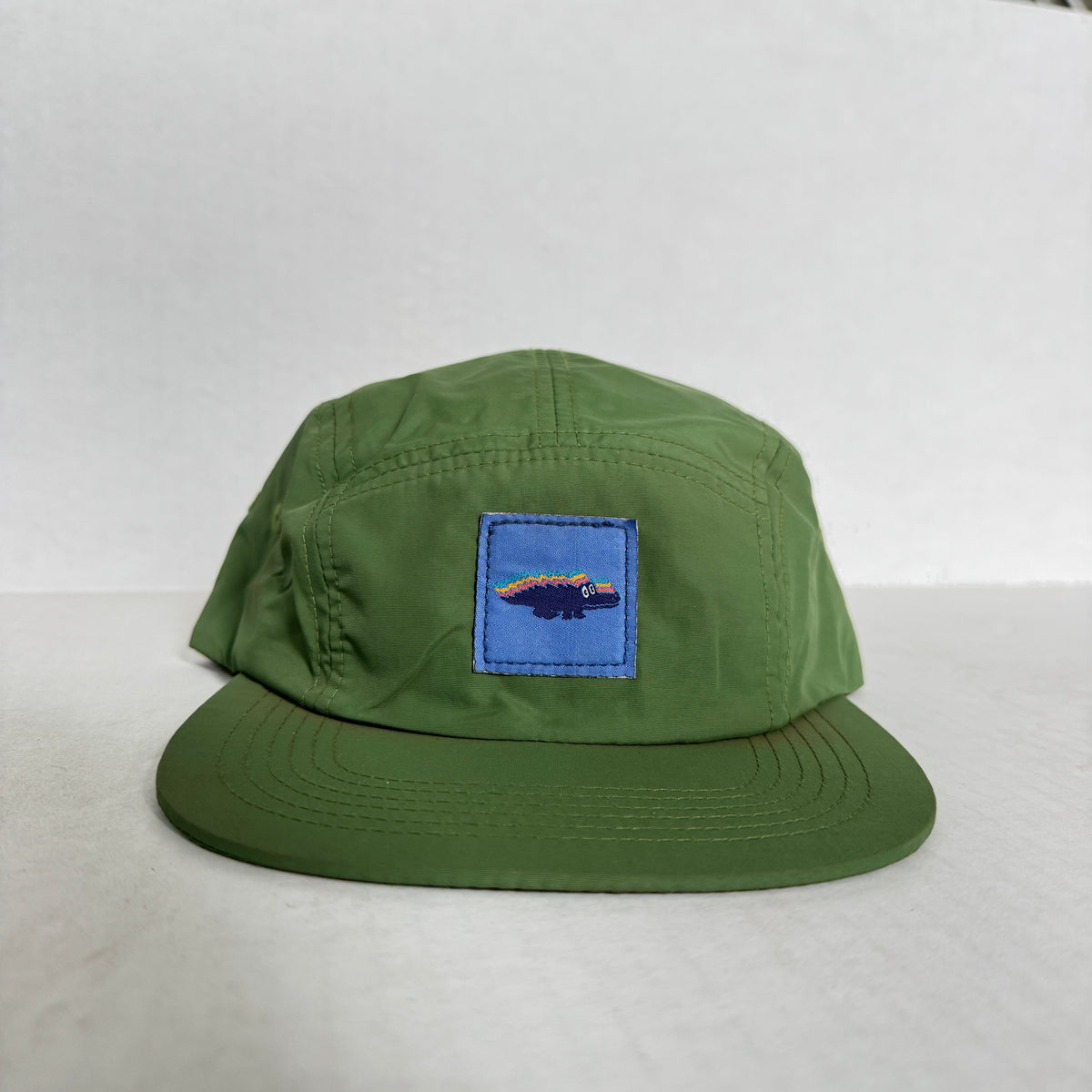 Display Hat Sale 5 Panel Nylon Gizzy Gator Green
