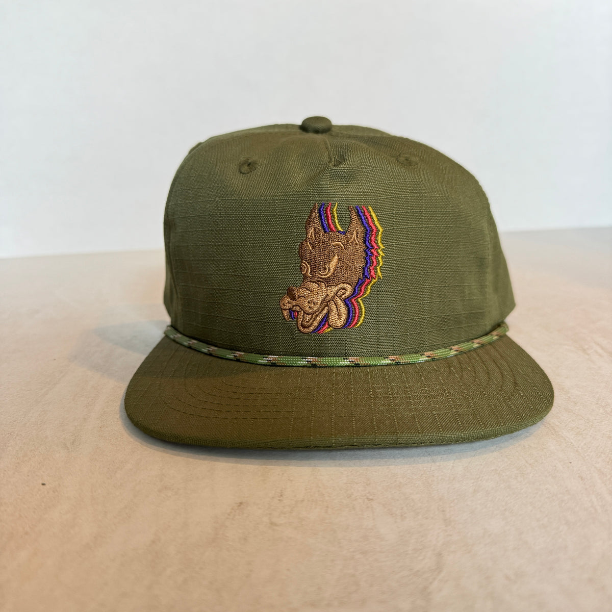 Display Hat Sale Ripstop Nylon Wolf Green