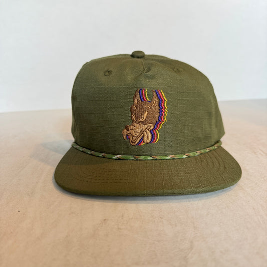 Display Hat Sale Ripstop Nylon Wolf Green
