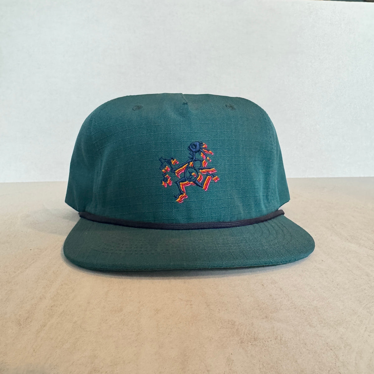 Display Hat Sale Ripstop Nylon Note Eater Teal