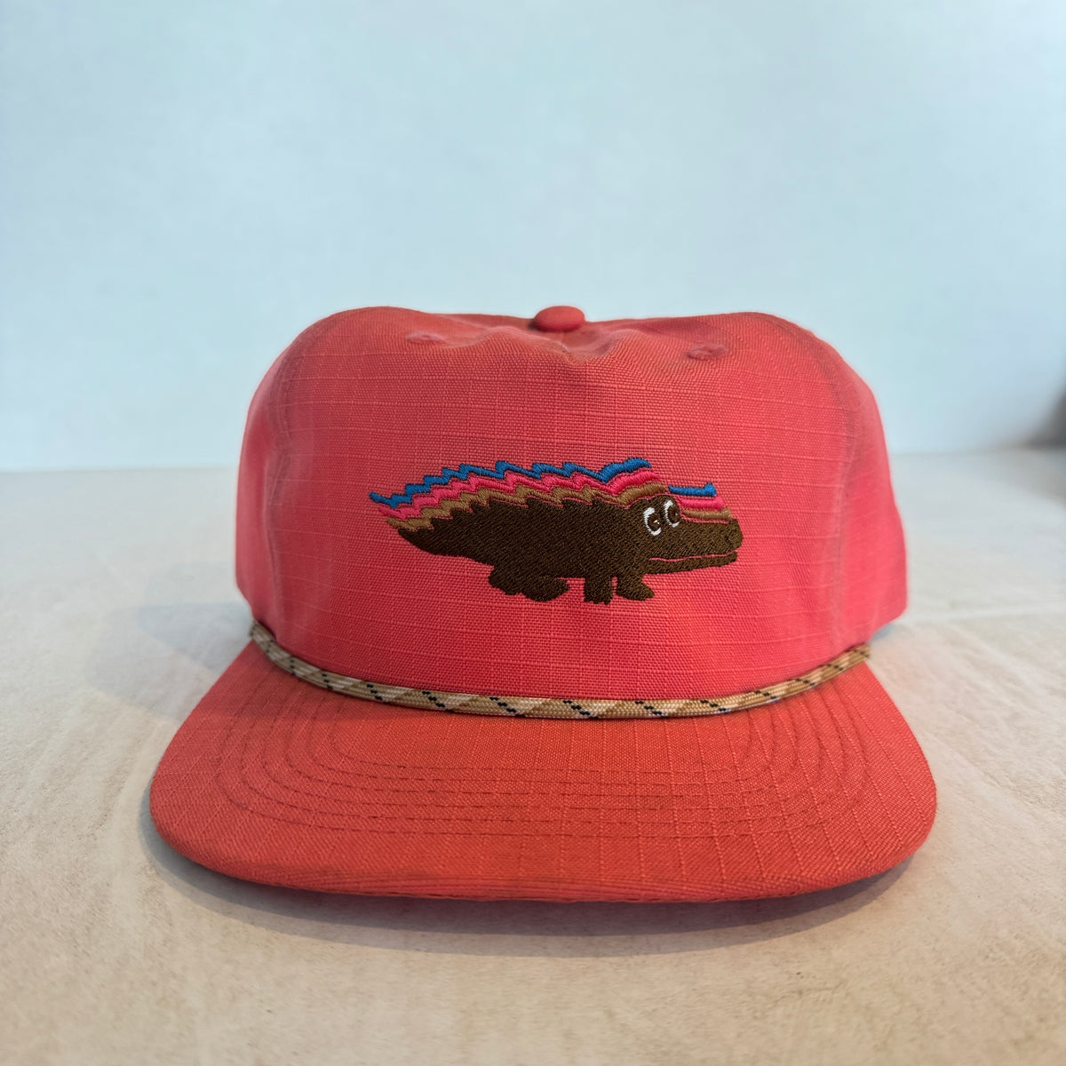 Display Hat Sale Ripstop Nylon Gizzy Gator Pink
