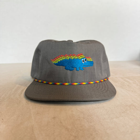 Display Hat Sale Ripstop Nylon Gizzy Gator Grey