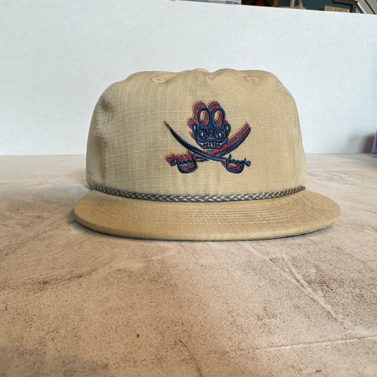 Display Hat Sale Ripstop Nylon Pirate Gizzy Cream