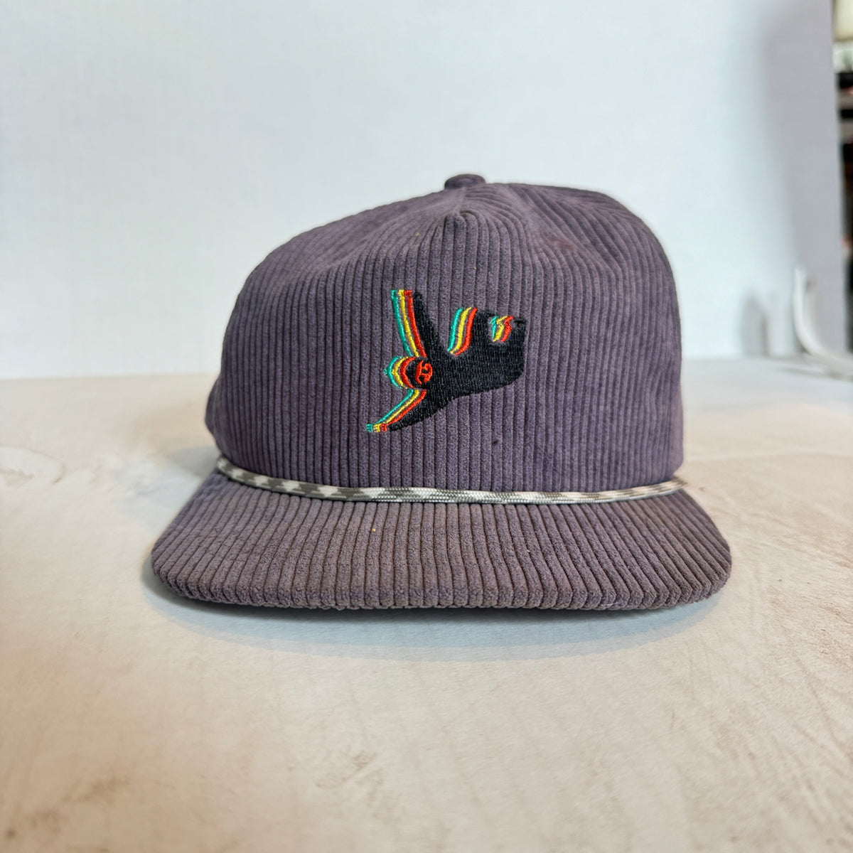 Display Hat Sale Corduroy Rope Sloth Purple