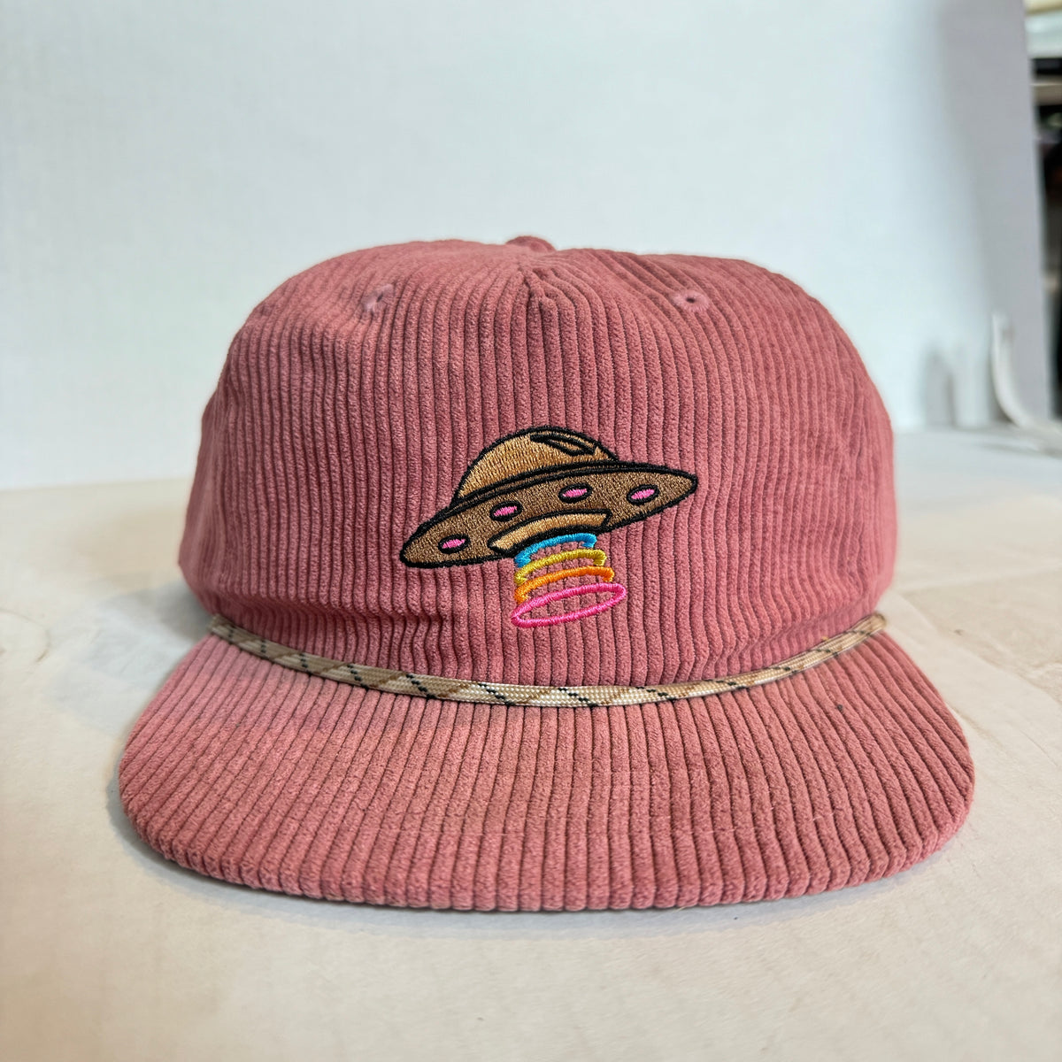 Display Hat Sale Corduroy Rope Better than a UFO Pink