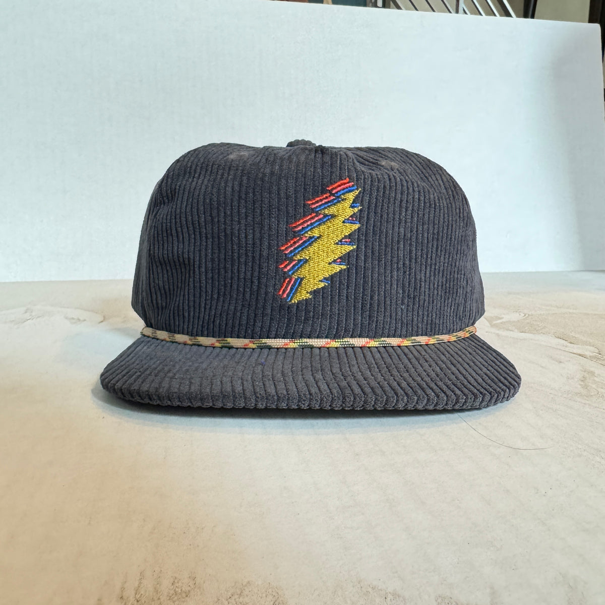 Display Hat Sale Corduroy Rope Bolt Grey