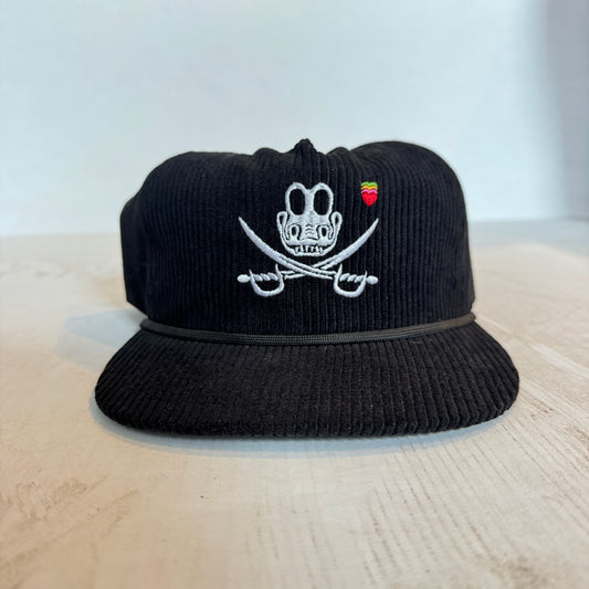 Display Hat Sale Corduroy Rope Pirate Gizzy Black