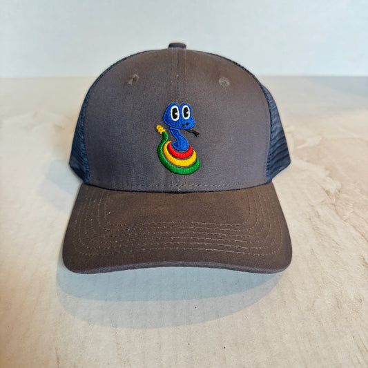 Display Hat Sale Trucker Rattlesnake Charcoal