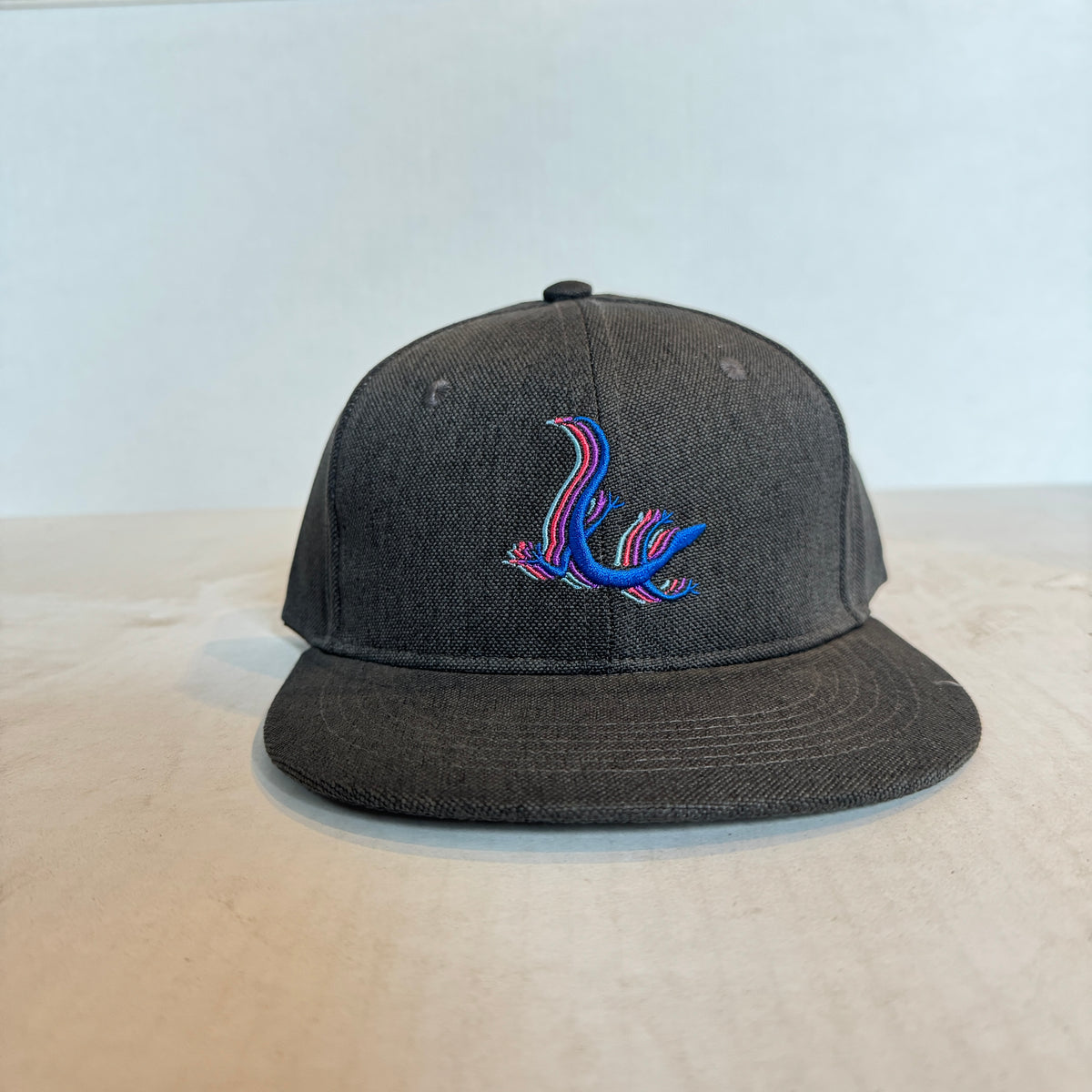 Display Hat Sale Structured Hemp Lizard Charcoal