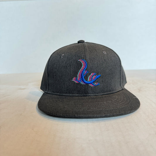 Display Hat Sale Structured Hemp Lizard Charcoal