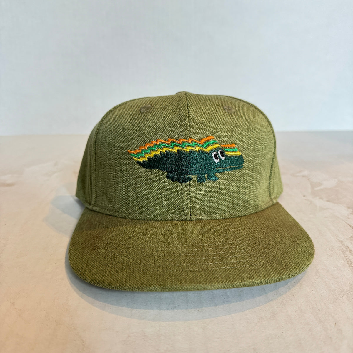 Display Hat Sale Structured Hemp Gizzy Gator Green