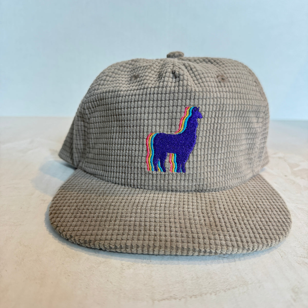 Display Hat Sale Microgrid Llama Grey