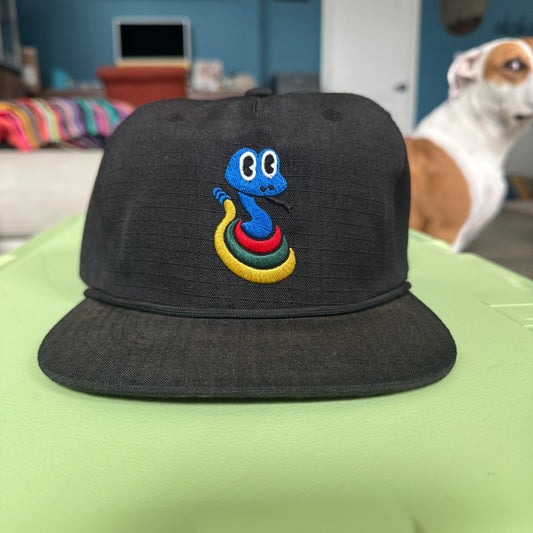 Gizz Rattlesnake Hat in Black - DISPLAY MODEL
