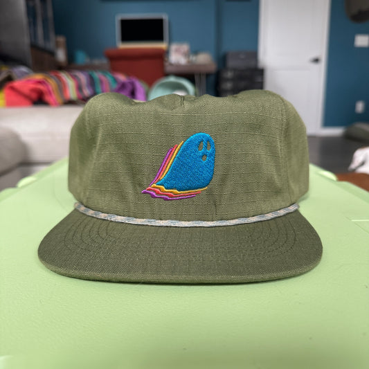 Phish Ghost Hat in Green - DISPLAY MODEL