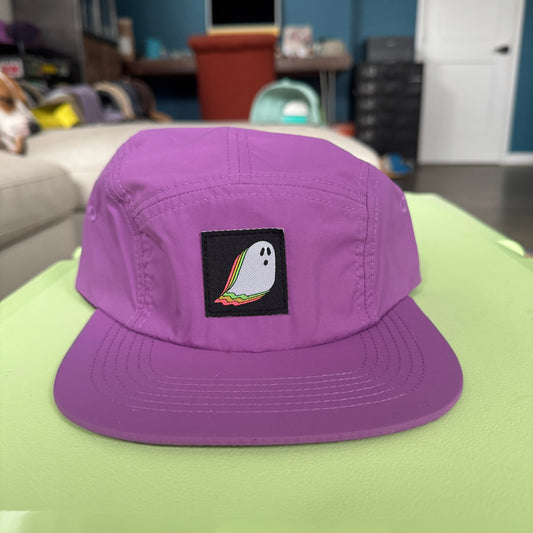 Phish Ghost 5 Panel Hat in Purple - DISPLAY MODEL