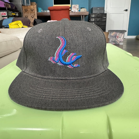 Phish Lizard Hemp Hat in Grey - DISPLAY MODEL