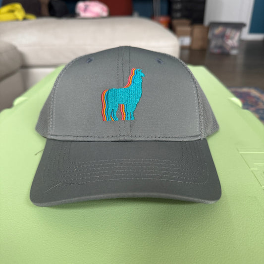 Phish Llama Trucker Hat in Grey - DISPLAY MODEL