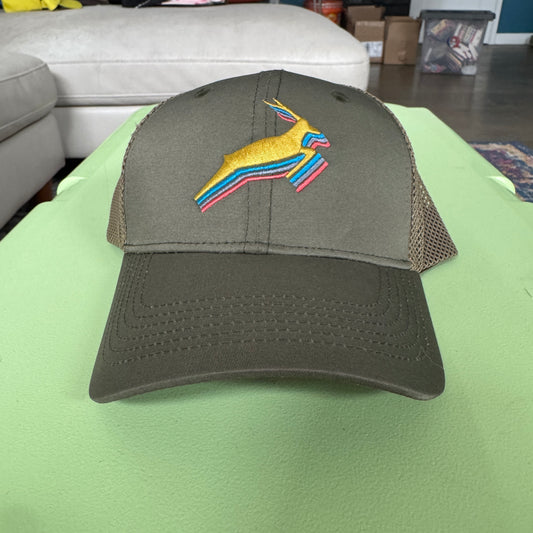 Phish Antelope Trucker Hat in Green - DISPLAY MODEL