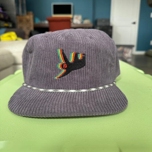 Phish Sloth Corduroy Hat in Purple - DISPLAY MODEL