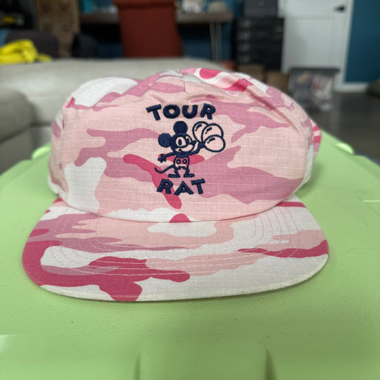 Tour Rat Camo Hat in Pink- DISPLAY MODEL