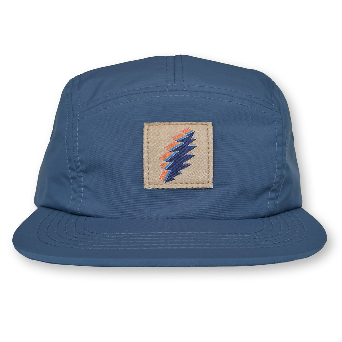 Bolt Five Panel Camp Hat / Oxford Nylon with Barrier Reef Bolt Patch
