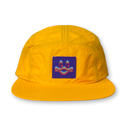 King Gizzard Cyboogie Five Panel Camp Hat / Buttercup Nylon with Gobstopper Cyboogie Patch