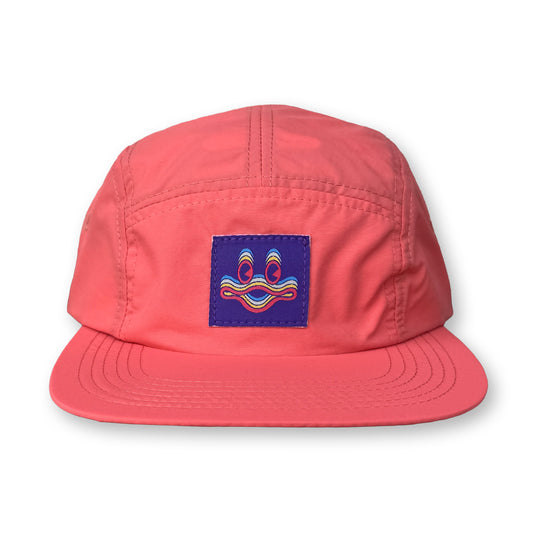 King Gizzard Cyboogie Five Panel Camp Hat / Fruit Punch Nylon with Gobstopper Cyboogie Patch