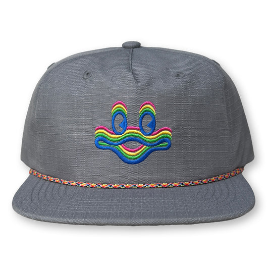 King Gizzard Cyboogie Rope Hat / Dolphin Ripstop Nylon with Candy Dots Cyboogie