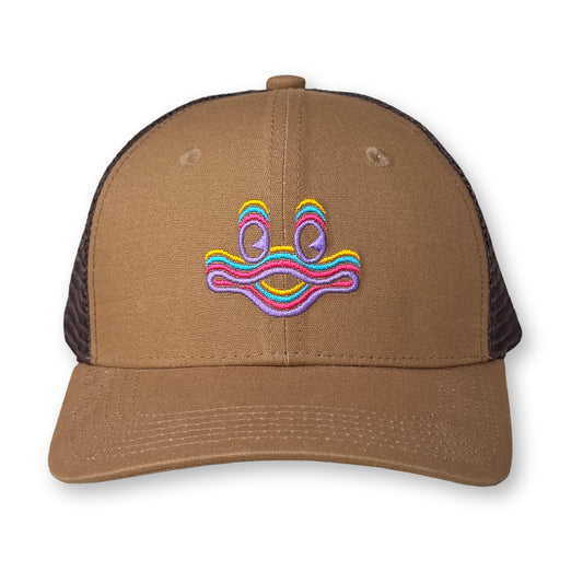 King Gizzard Trucker Hat / Mud Water Polycotton Blend with Batman Mesh and Tropics Cyboogie (Copy)