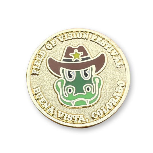 Field of Vision Lapel Pin Gold