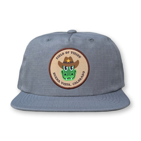 King Gizzard Field of Vision Rope Hat / Dolphin Ripstop Nylon with Western FOV Patch