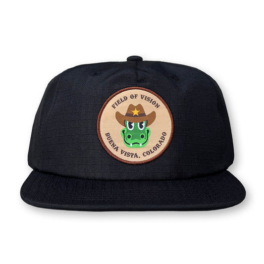 King Gizzard Field of Vision Rope Hat / Onyx Ripstop Nylon with Western FOV Patch