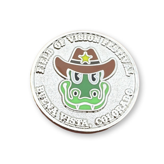 Field of Vision Lapel Pin Silver