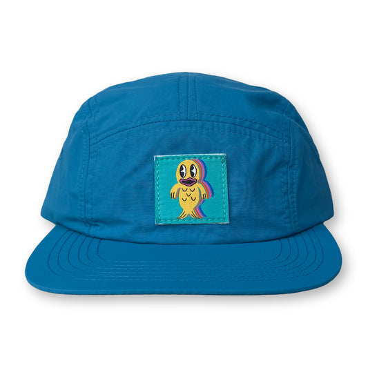 King Gizzard Fishie Five Panel Camp Hat / Cenote Nylon with Aqua Fishie Patch (Copy)