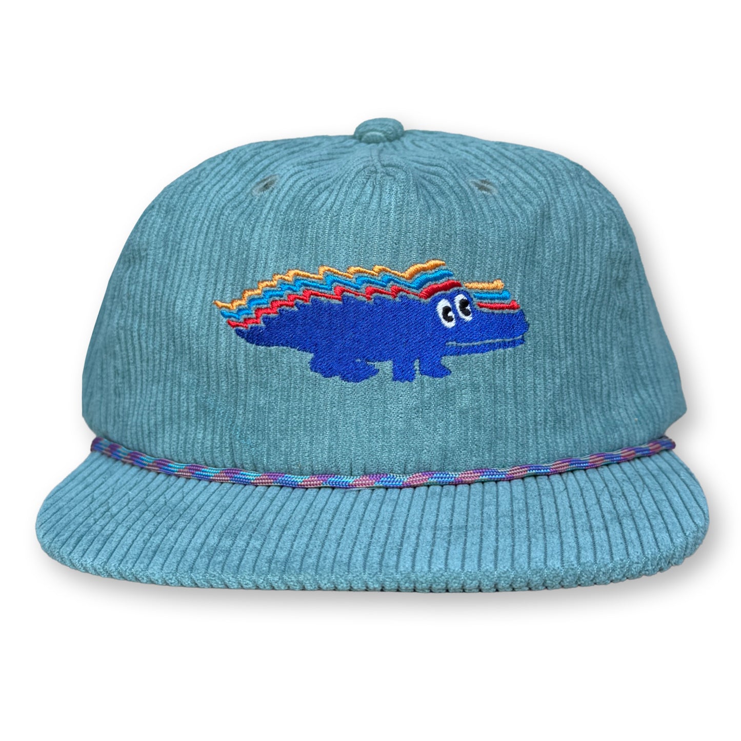 King Gizzard Rope Hat / Wintergreen Corduroy with Primaries Gator