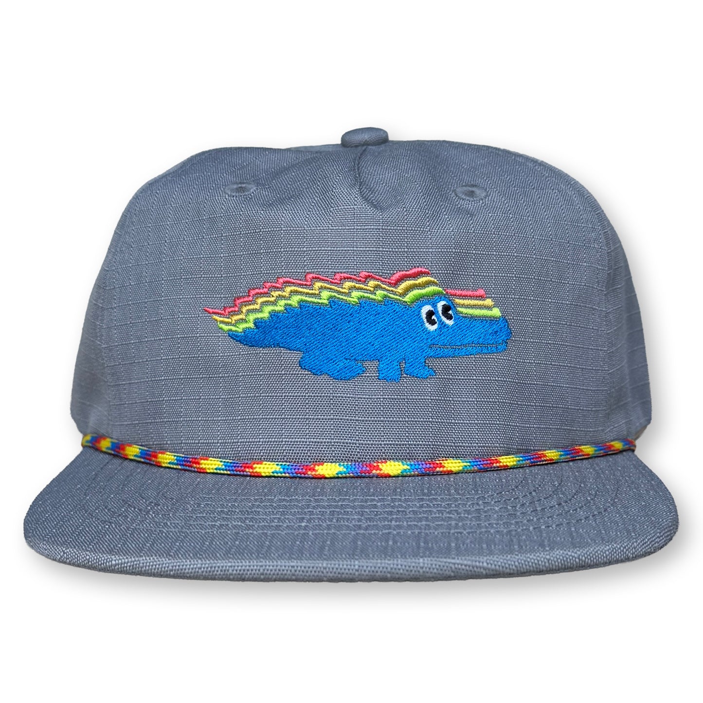 King Gizzard Rope Hat / Dolphin Ripstop Nylon with Spree Gator