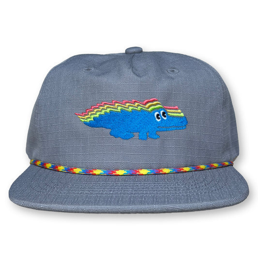 King Gizzard Rope Hat / Dolphin Ripstop Nylon with Spree Gator