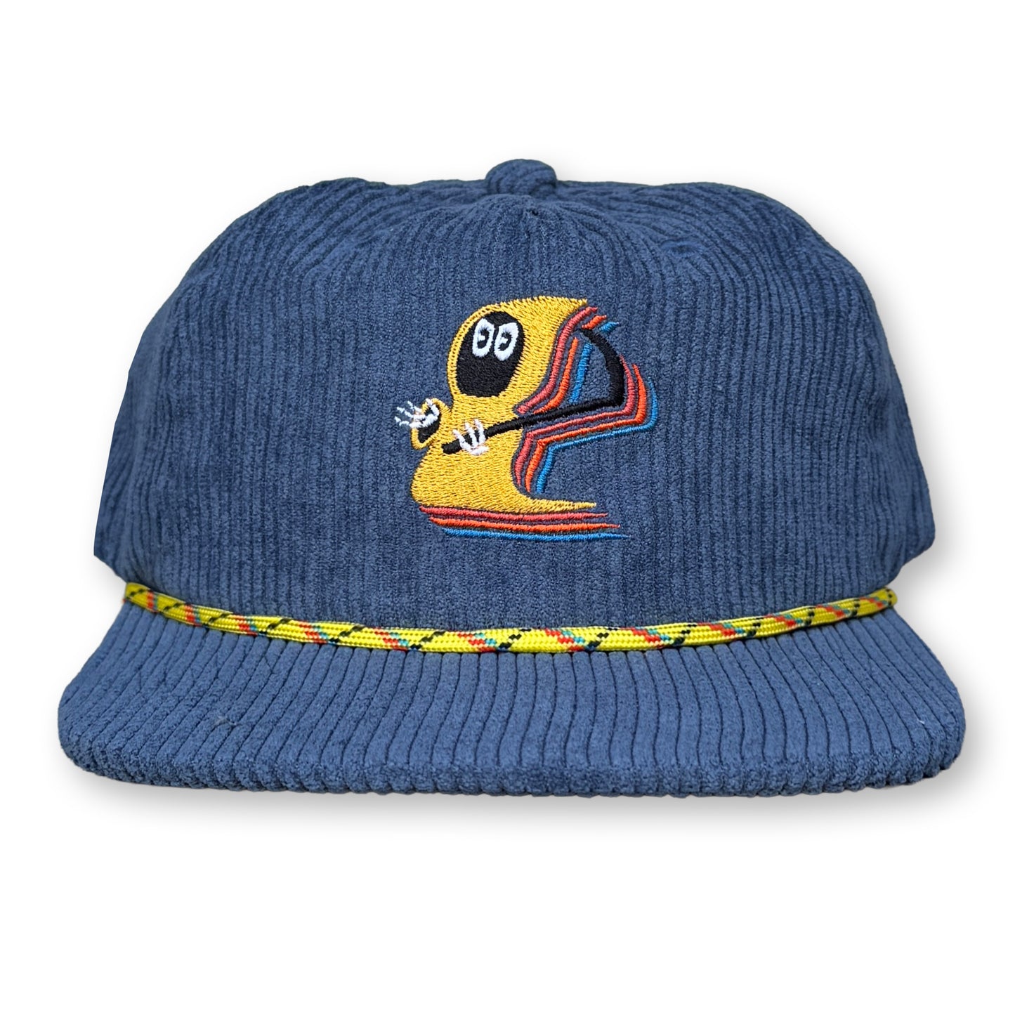 King Gizzard Rope Hat / Dungaree Corduroy with Lemondrop Grim Reaper