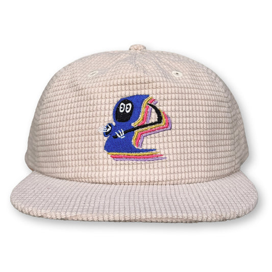 King Gizzard Microgrid Hat / Linen Microgrid with Sapphire Grim Reaper