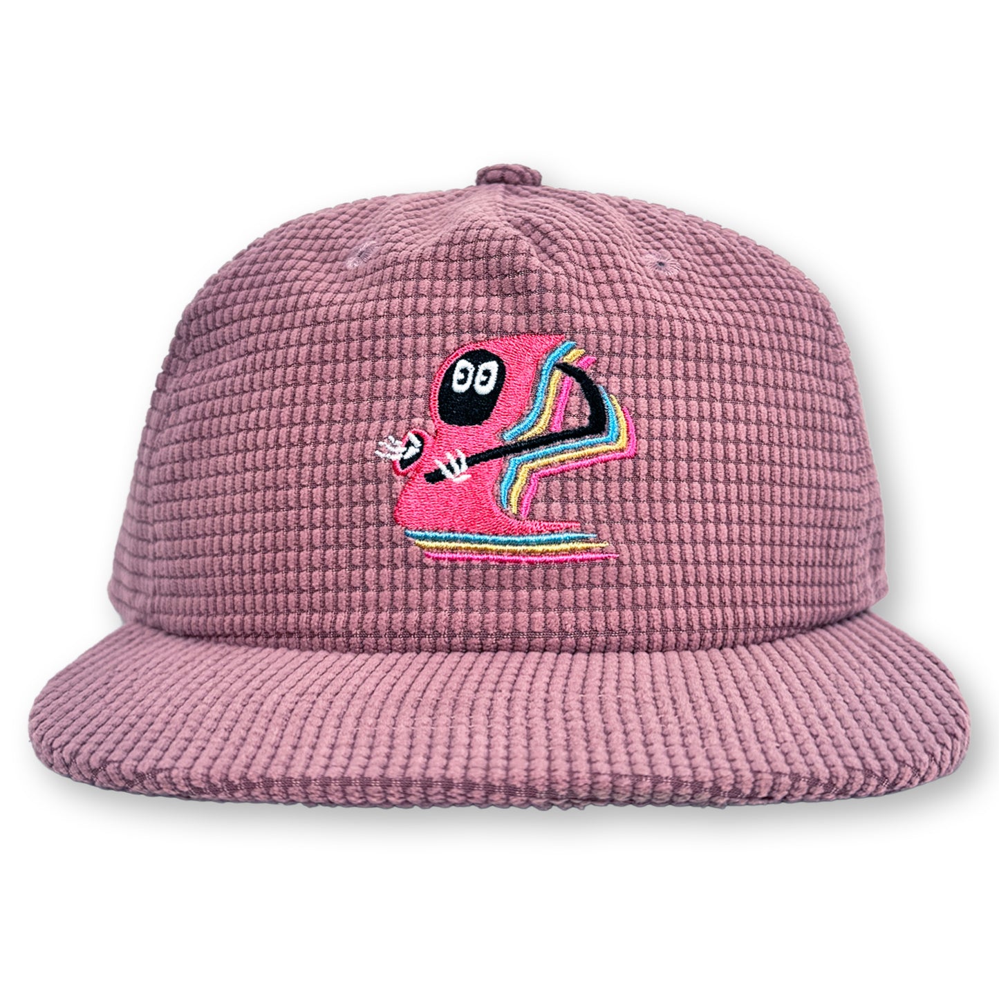 King Gizzard Microgrid Hat / Mauve Microgrid with Pink Grim Reaper