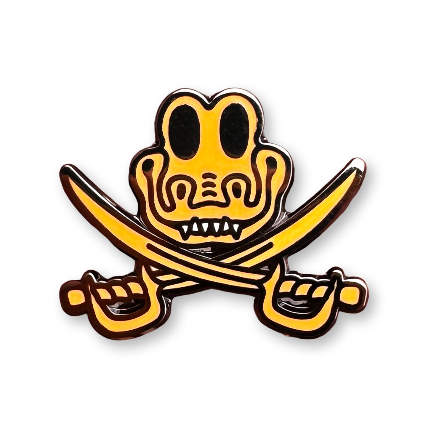 Jolly Gizzy Lapel Pin Orange